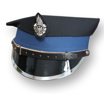 Czapka rogatywka OSP z okutym daszkiem i 1 galonem